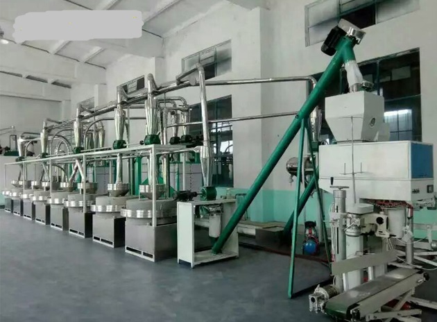 八組石磨面粉機